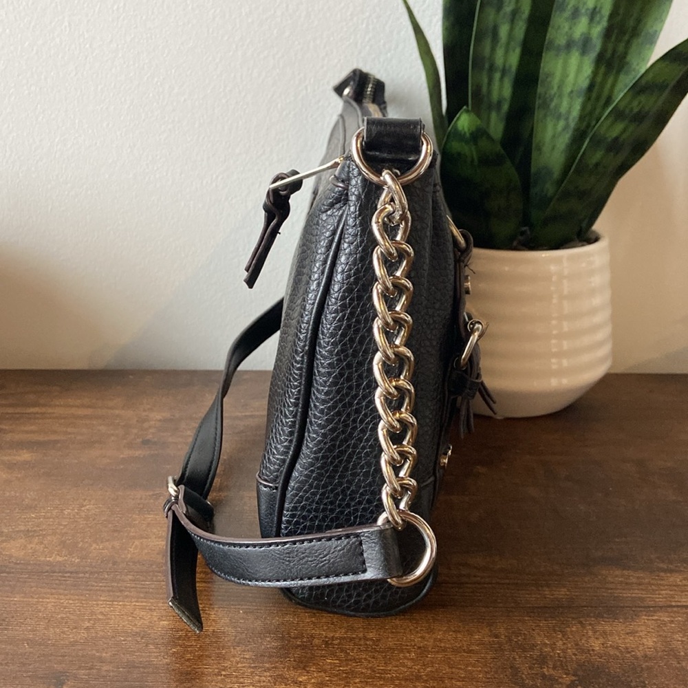LAST CHANCE Dana Bachman Black Shoulder Bag- Preloved - Picture 6 of 16